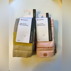 Brand new Lululemon socks